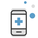 celphone icon with app