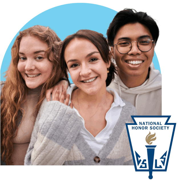 National Honor Society students